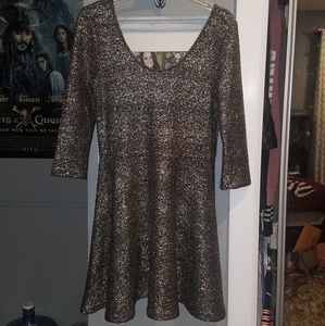 Sparkly gold dress